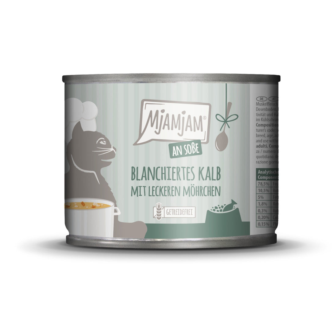MjAMjAM Blanchiertes Kalb &amp; Möhrchen - Katzen Nassfutter - Woofshack