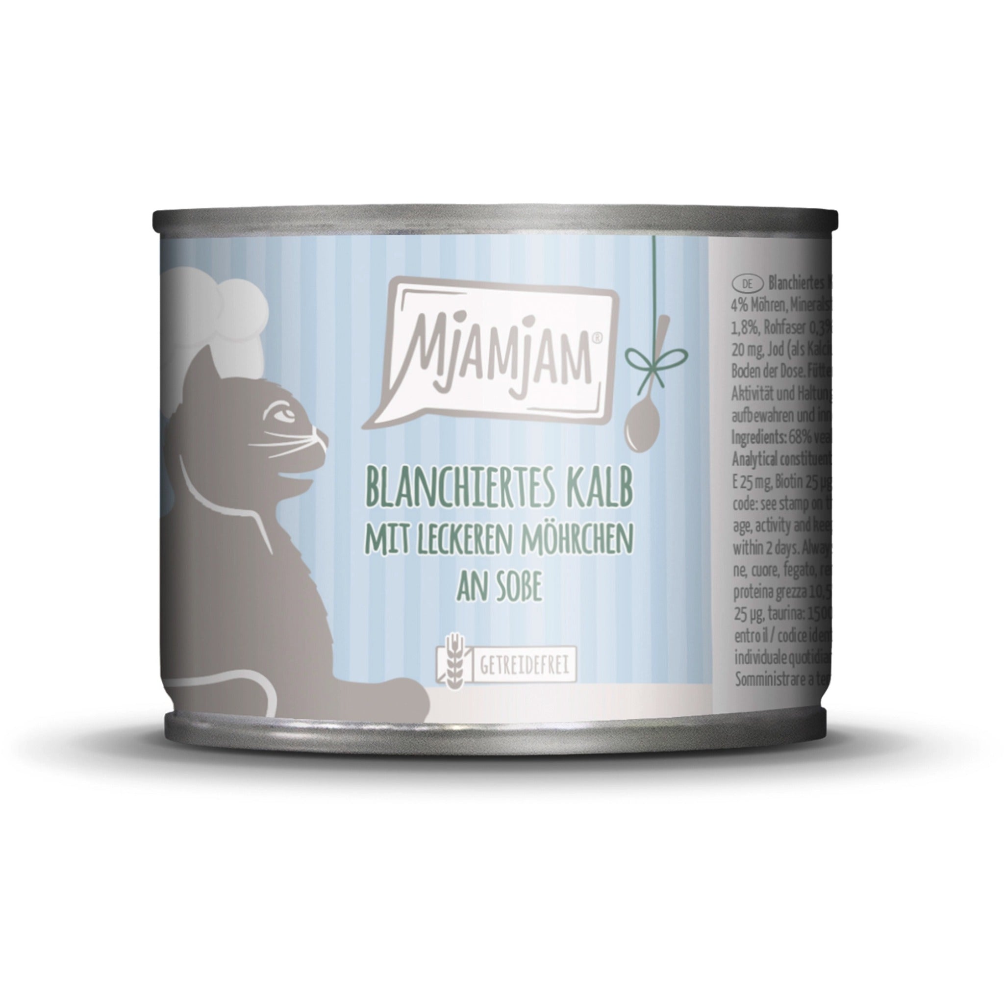 MjAMjAM Blanchiertes Kalb &amp; Möhrchen - Katzen Nassfutter - Woofshack