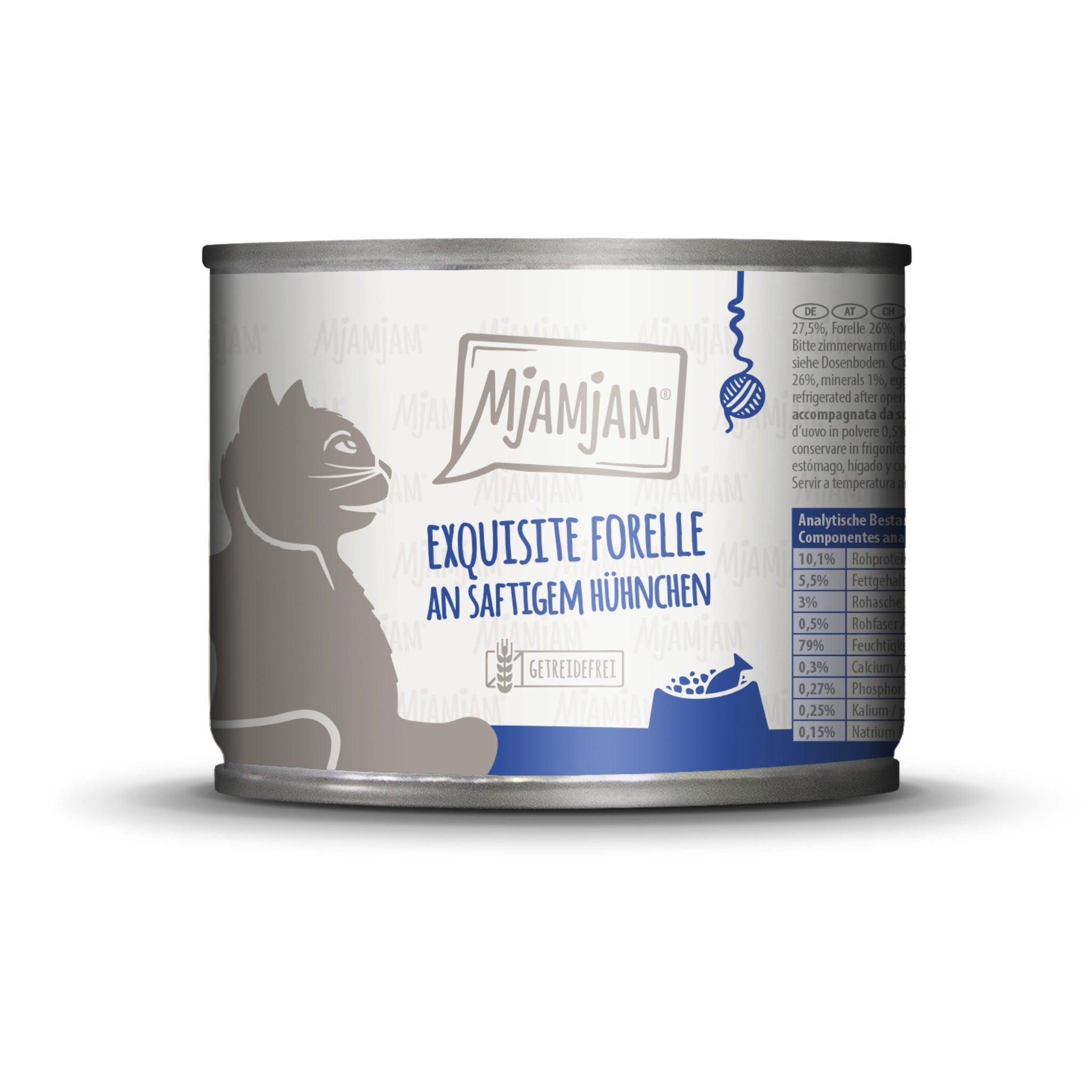 MjAMjAM Forelle &amp; Hühnchen - Katzen Nassfutter - Woofshack