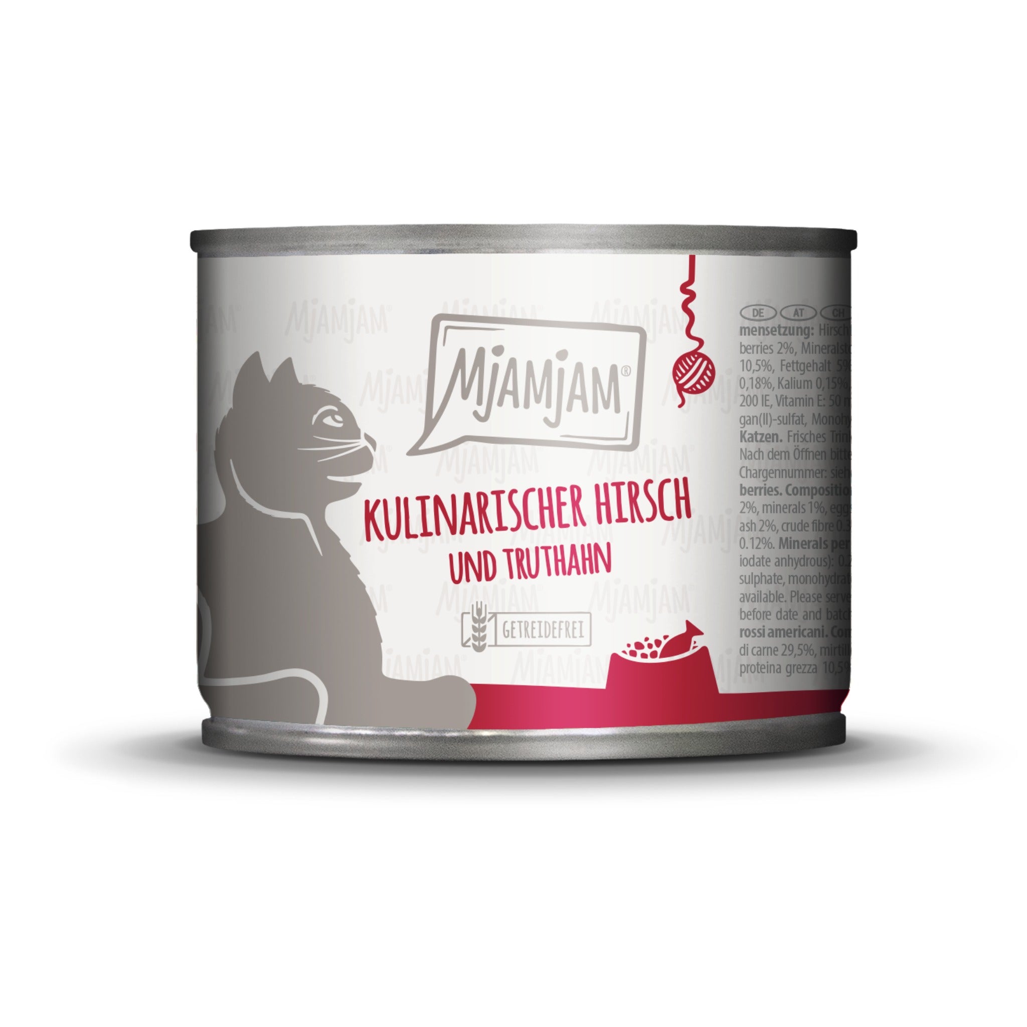 MjAMjAM Hirsch &amp; Truthahn - Katzen Nassfutter - Woofshack