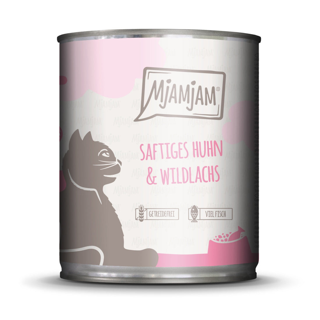 MjAMjAM Huhn &amp; Wildlachs - Katzen Nassfutter - Woofshack