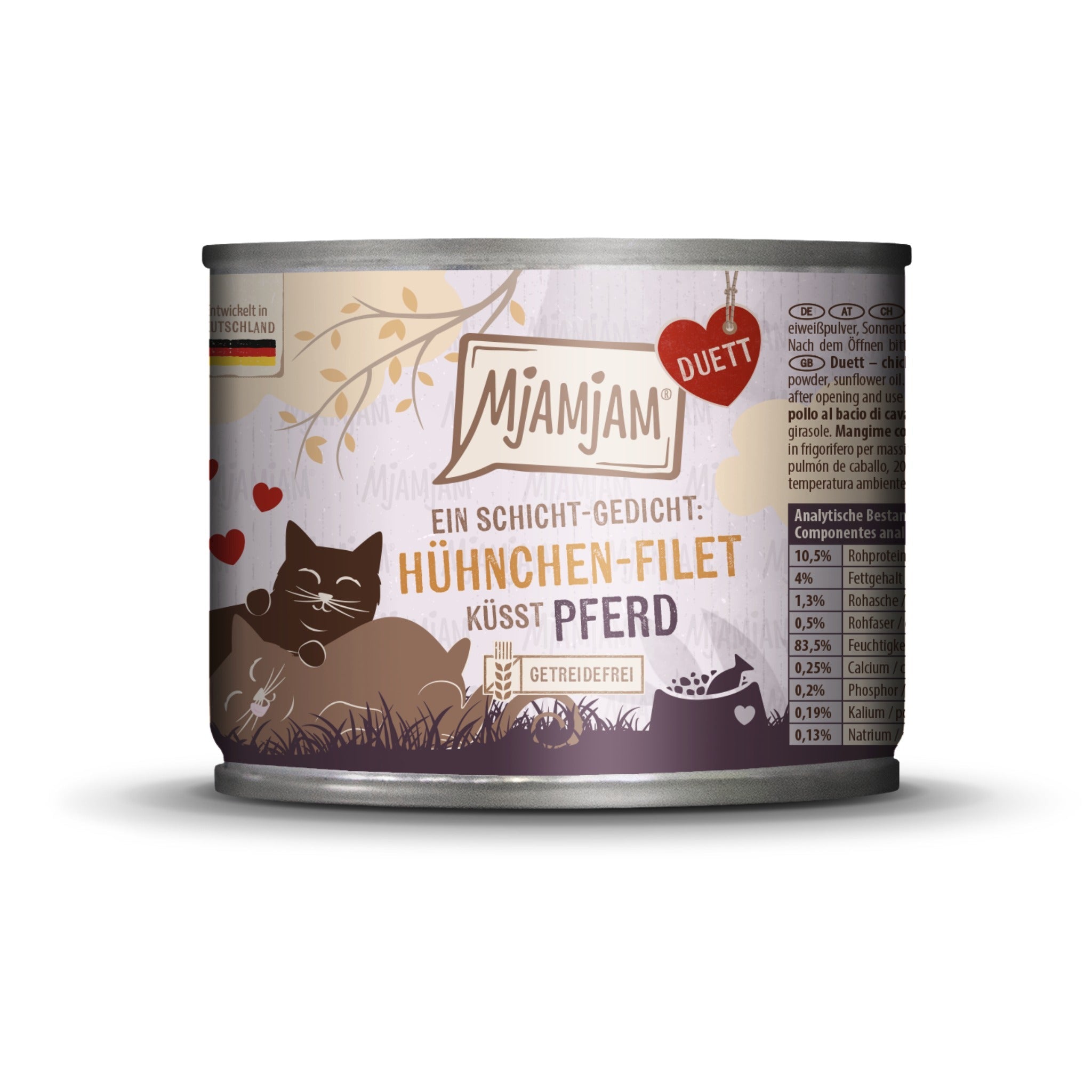 MjAMjAM Hühnchen - Filet &amp; Pferd - Katzen Nassfutter - Woofshack