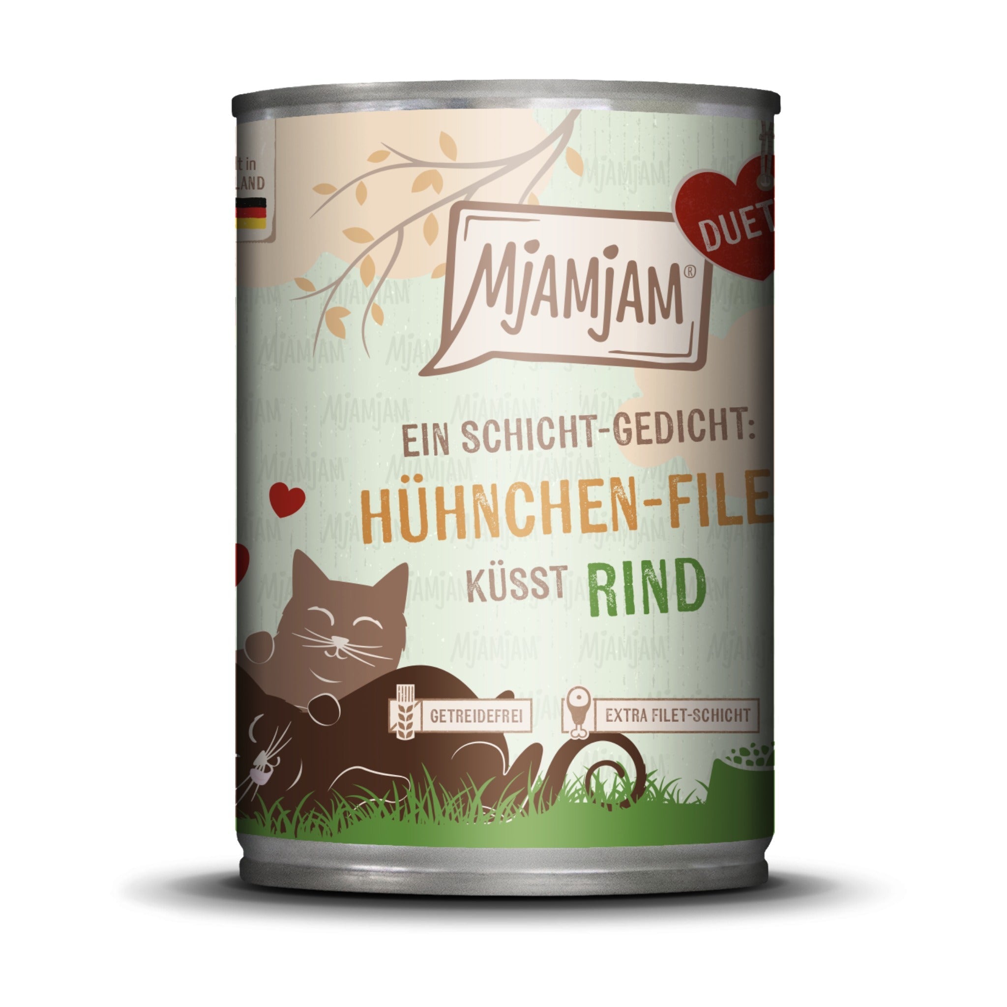 MjAMjAM Hühnchen - Filet &amp; Rind - Katzen Nassfutter - Woofshack