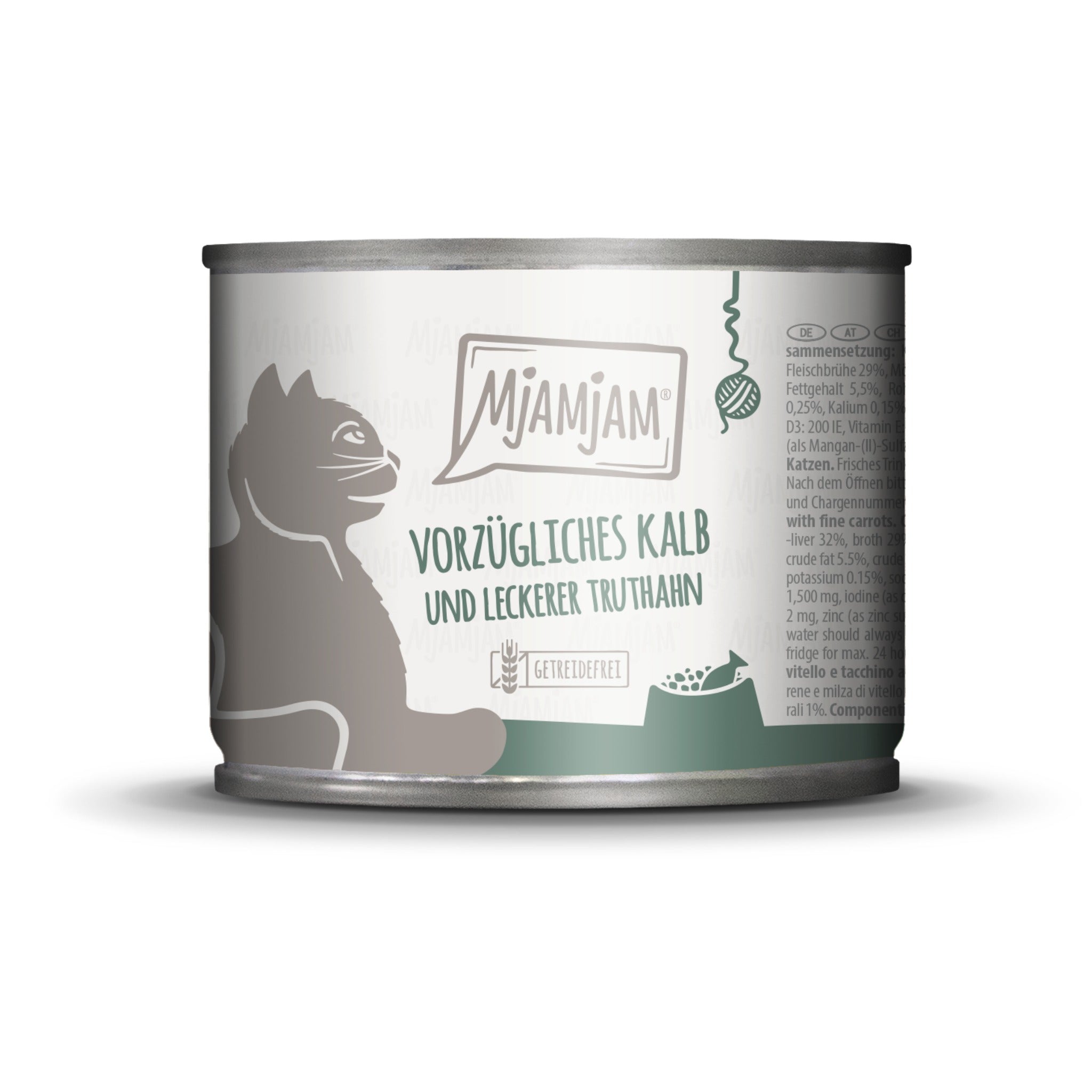 MjAMjAM Kalb &amp; Truthahn - Katzen Nassfutter - Woofshack