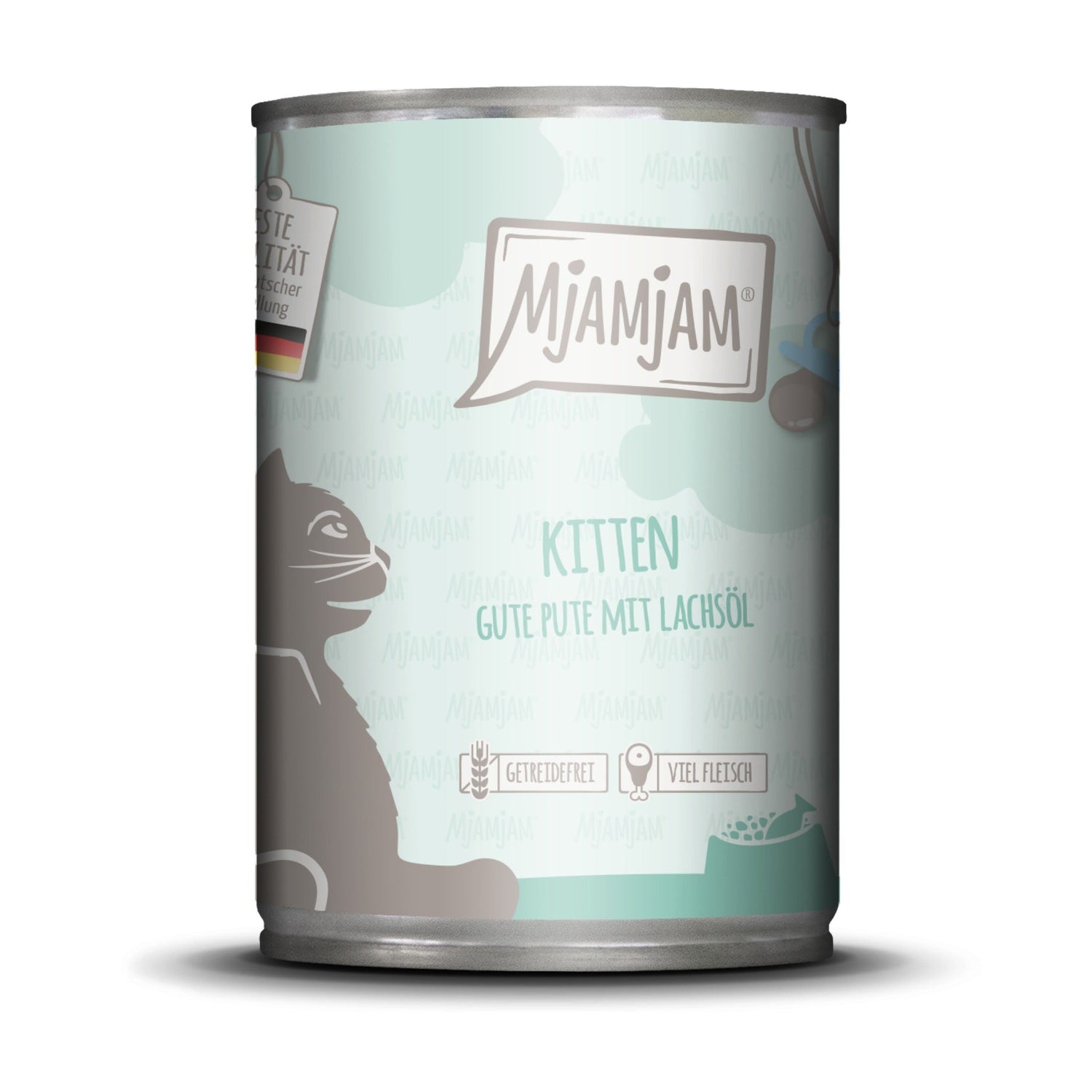 MjAMjAM Kitten Pute &amp; Lachsöl - Katzen Nassfutter - Woofshack