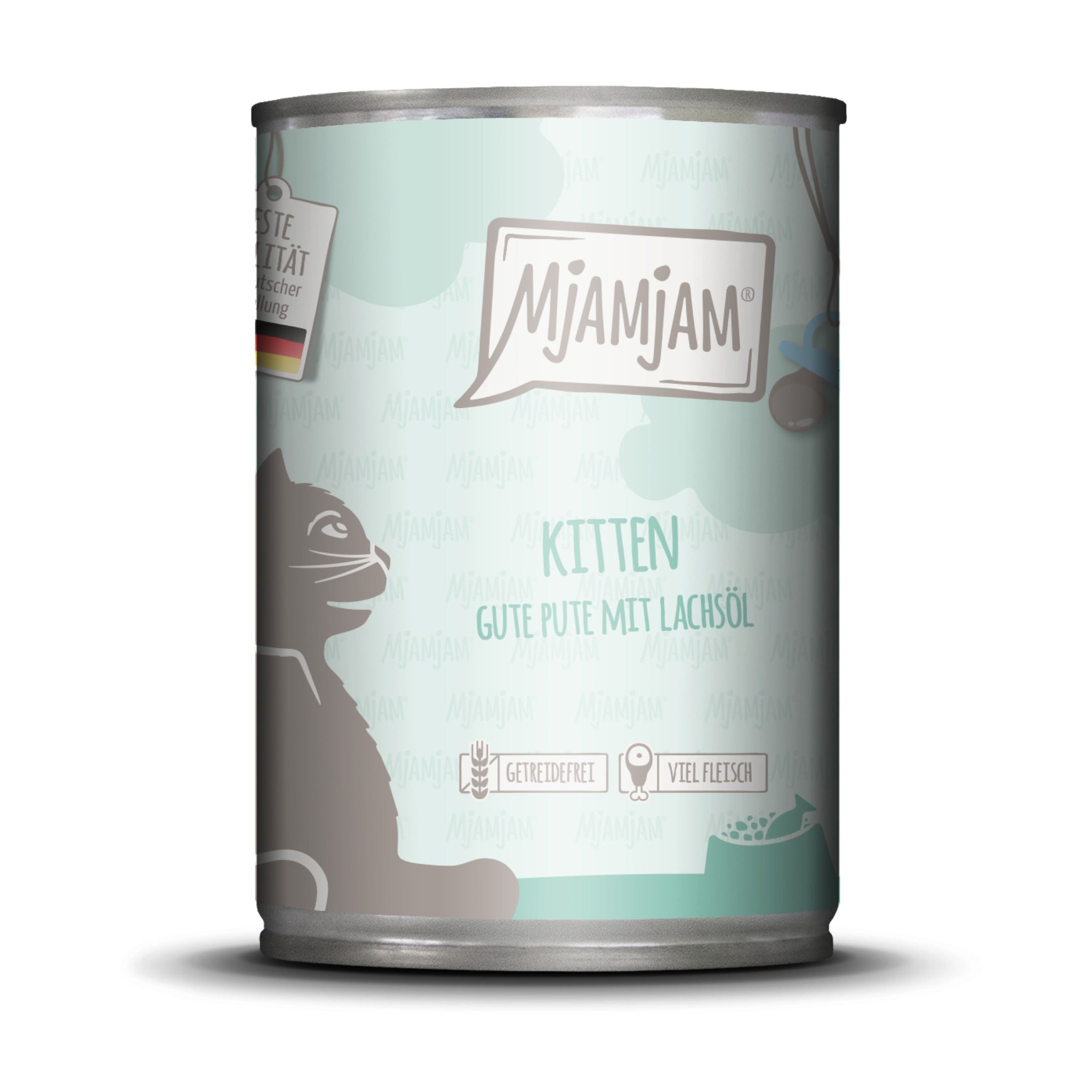 MjAMjAM Kitten Pute &amp; Lachsöl - Katzen Nassfutter - Woofshack