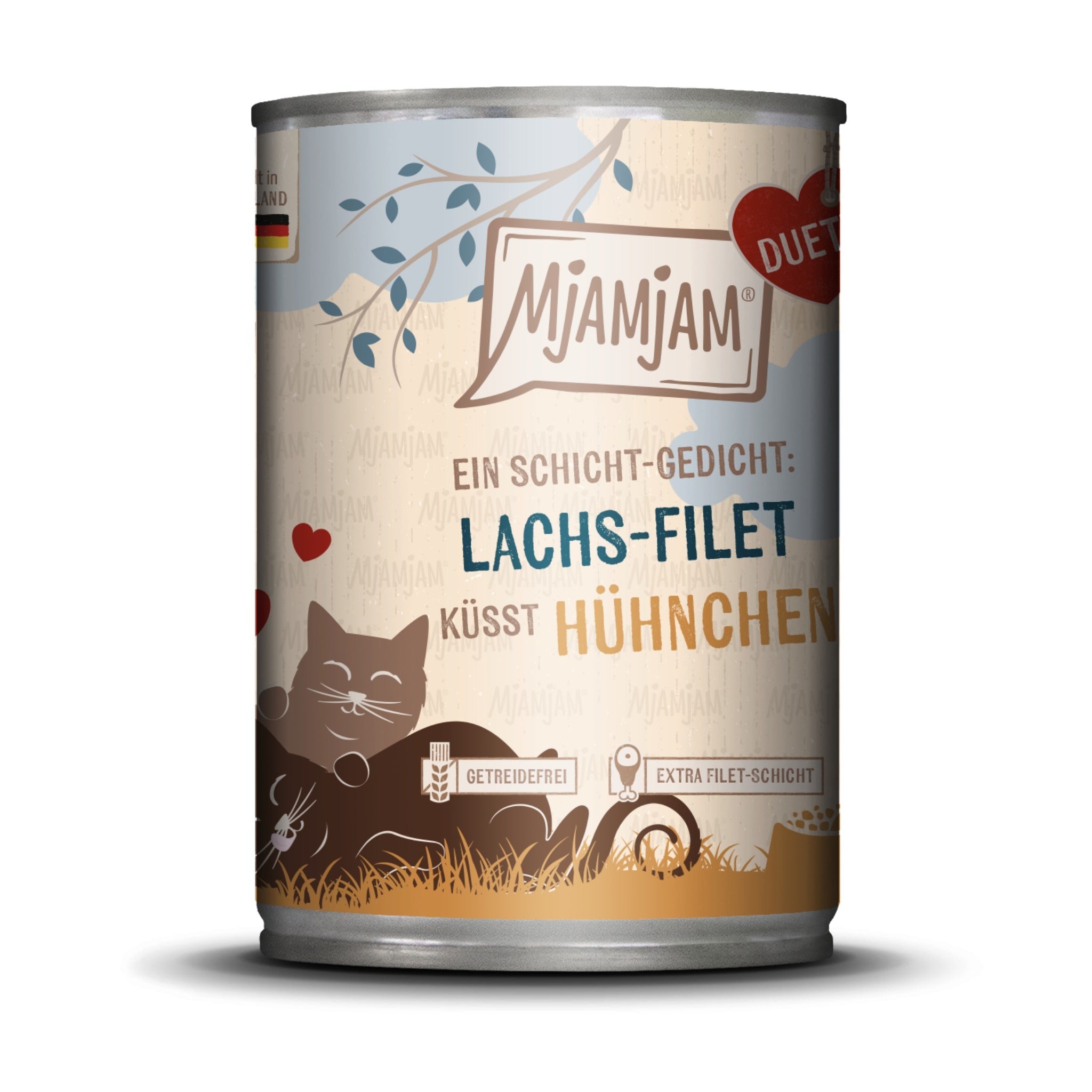MjAMjAM Lachs - Filet &amp; Hühnchen - Katzen Nassfutter - Woofshack