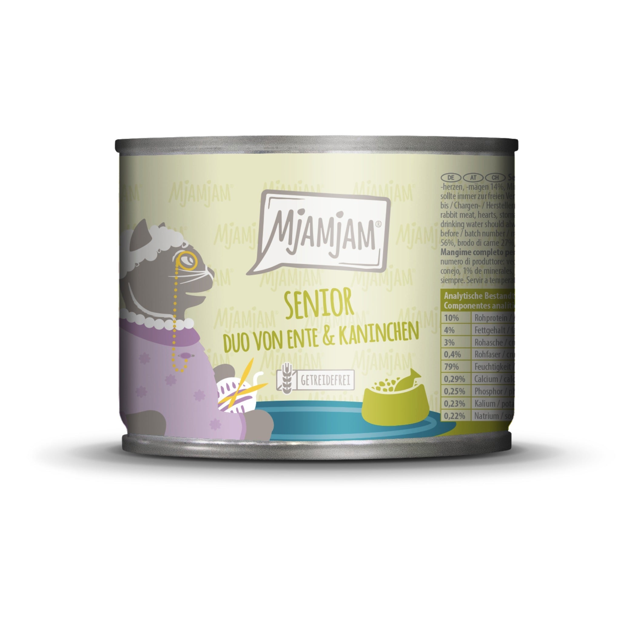 MjAMjAM Senior Ente &amp; Kaninchen - Katzen Nassfutter - Woofshack