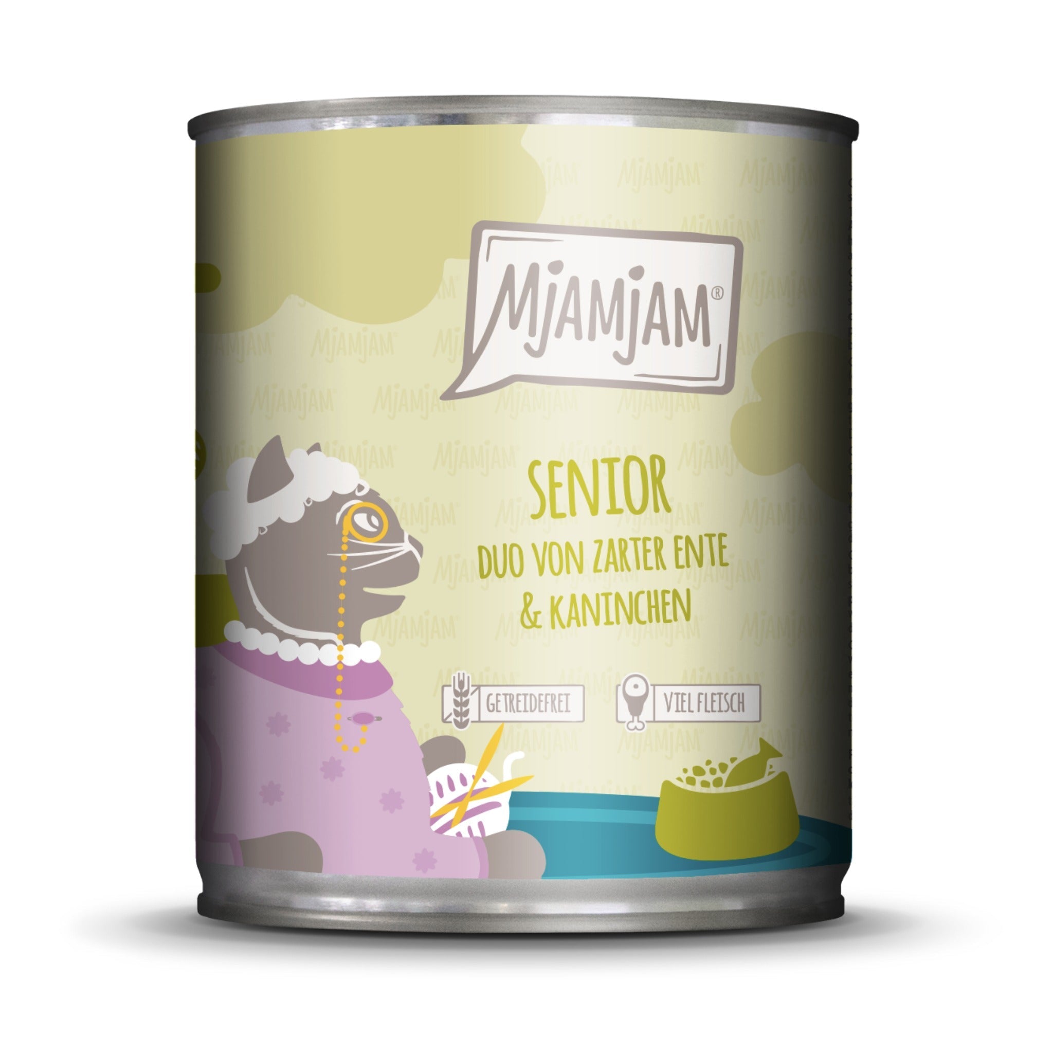 MjAMjAM Senior Ente &amp; Kaninchen - Katzen Nassfutter - Woofshack