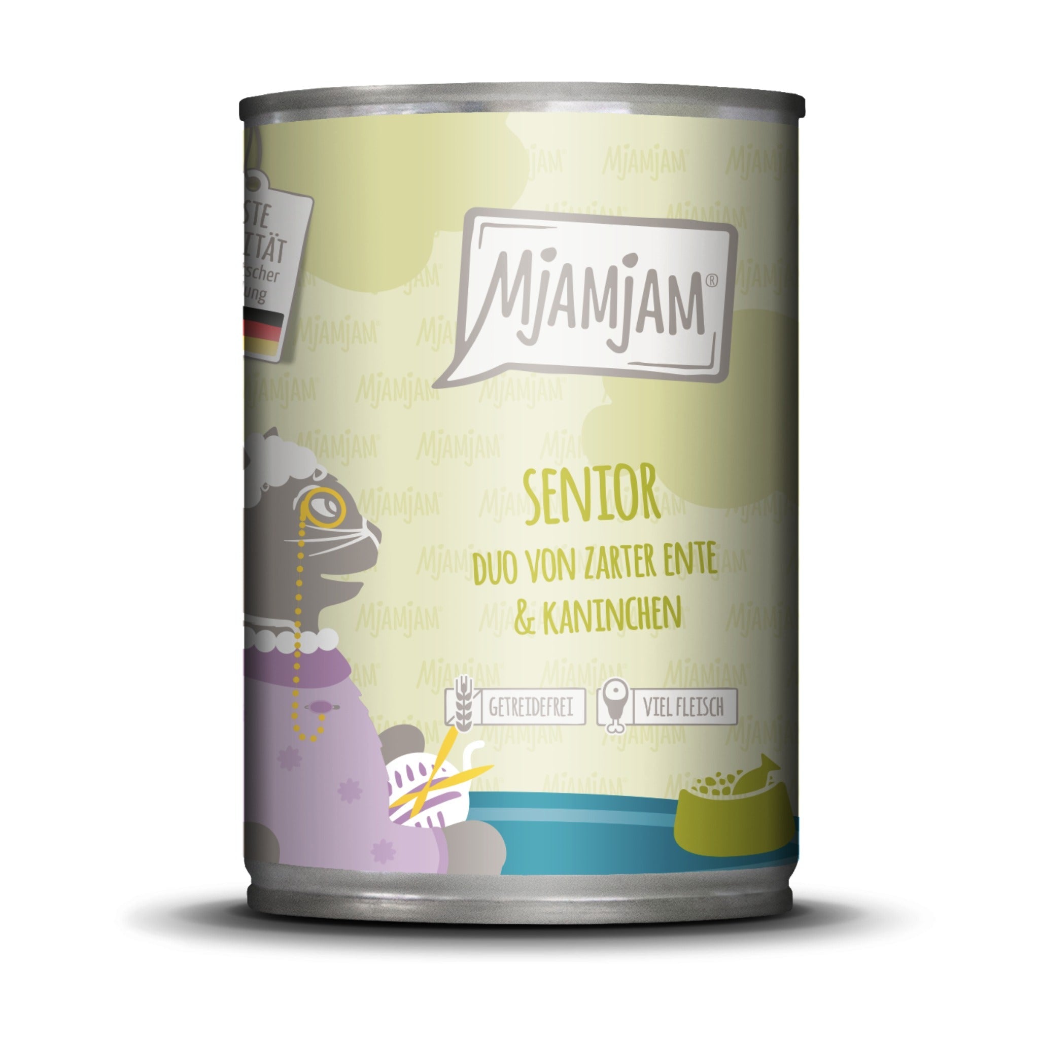 MjAMjAM Senior Ente &amp; Kaninchen - Katzen Nassfutter - Woofshack