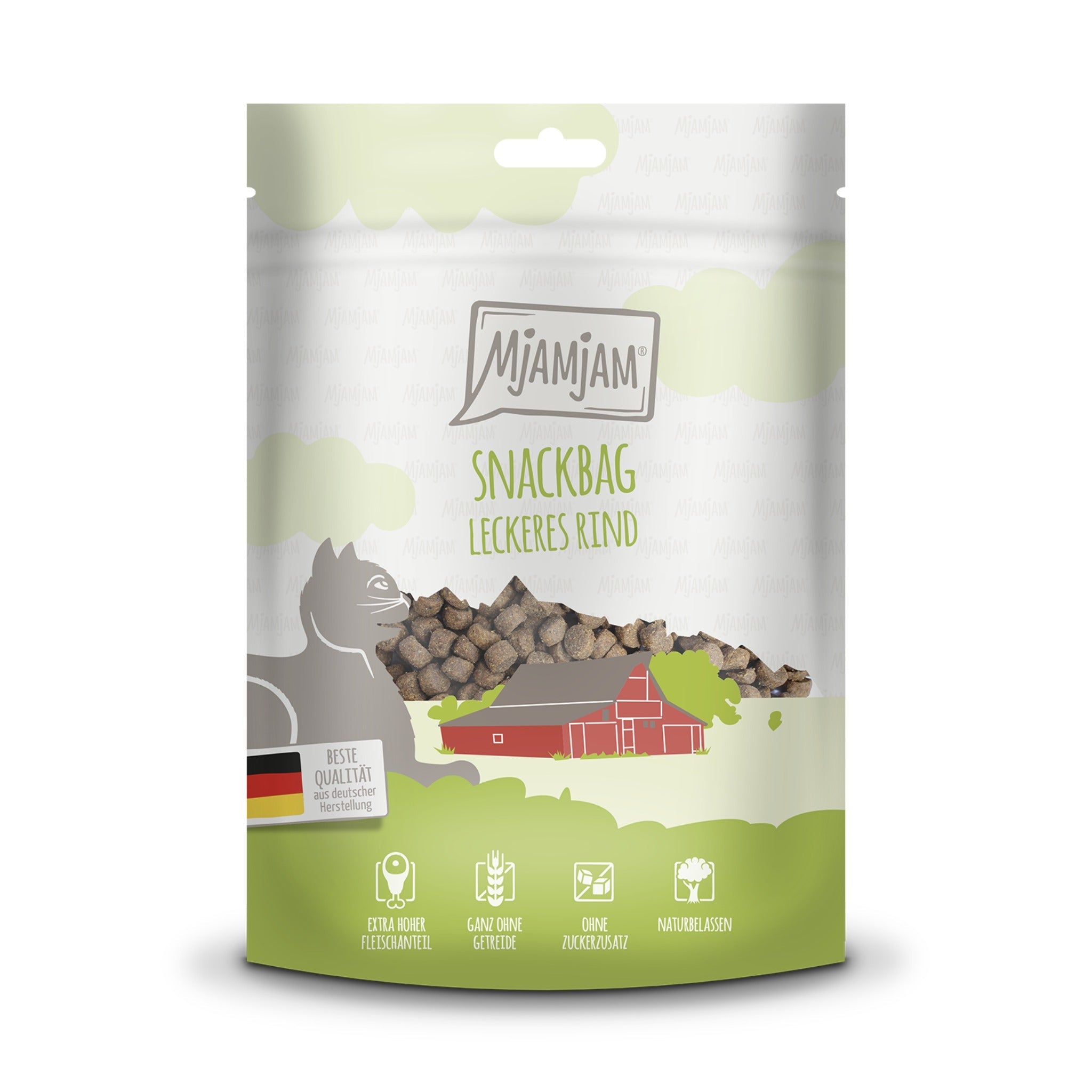 MjAMjAM Snackbag Rind für Katzen - Woofshack