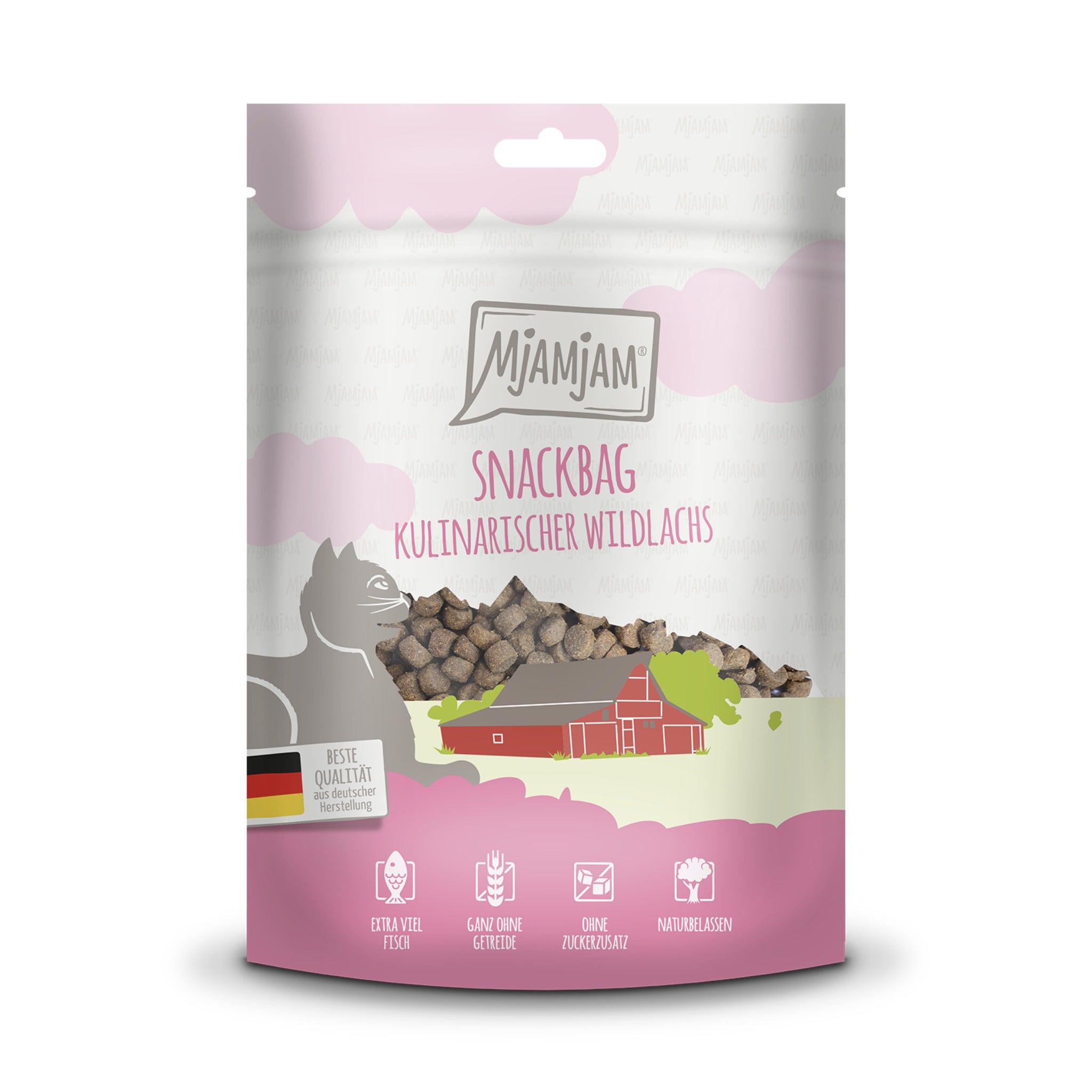 MjAMjAM Snackbag Wildlachs für Katzen - Woofshack
