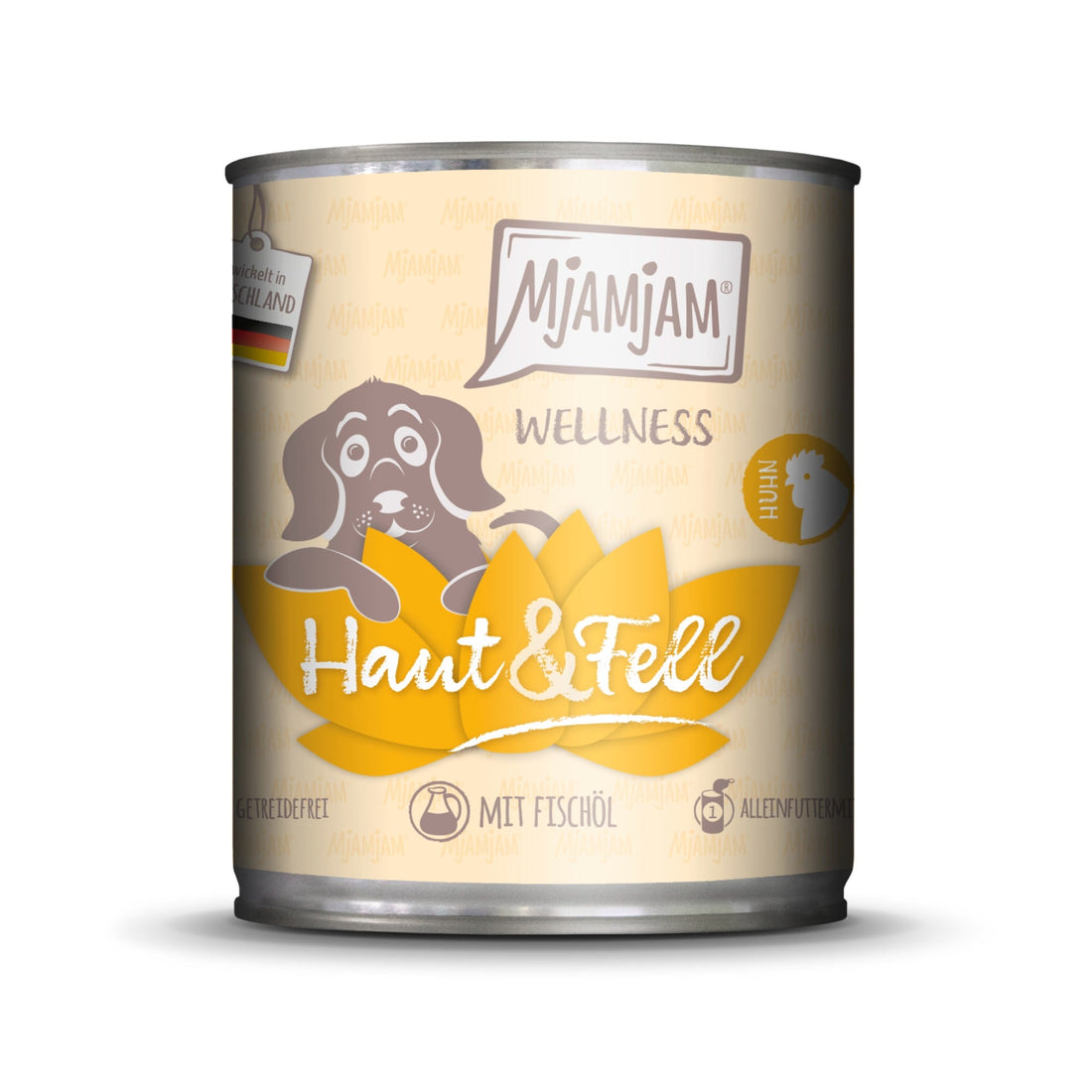 MjAMjAM Wellness Haut &amp; Fell Huhn - Hunde Nassfutter - Woofshack