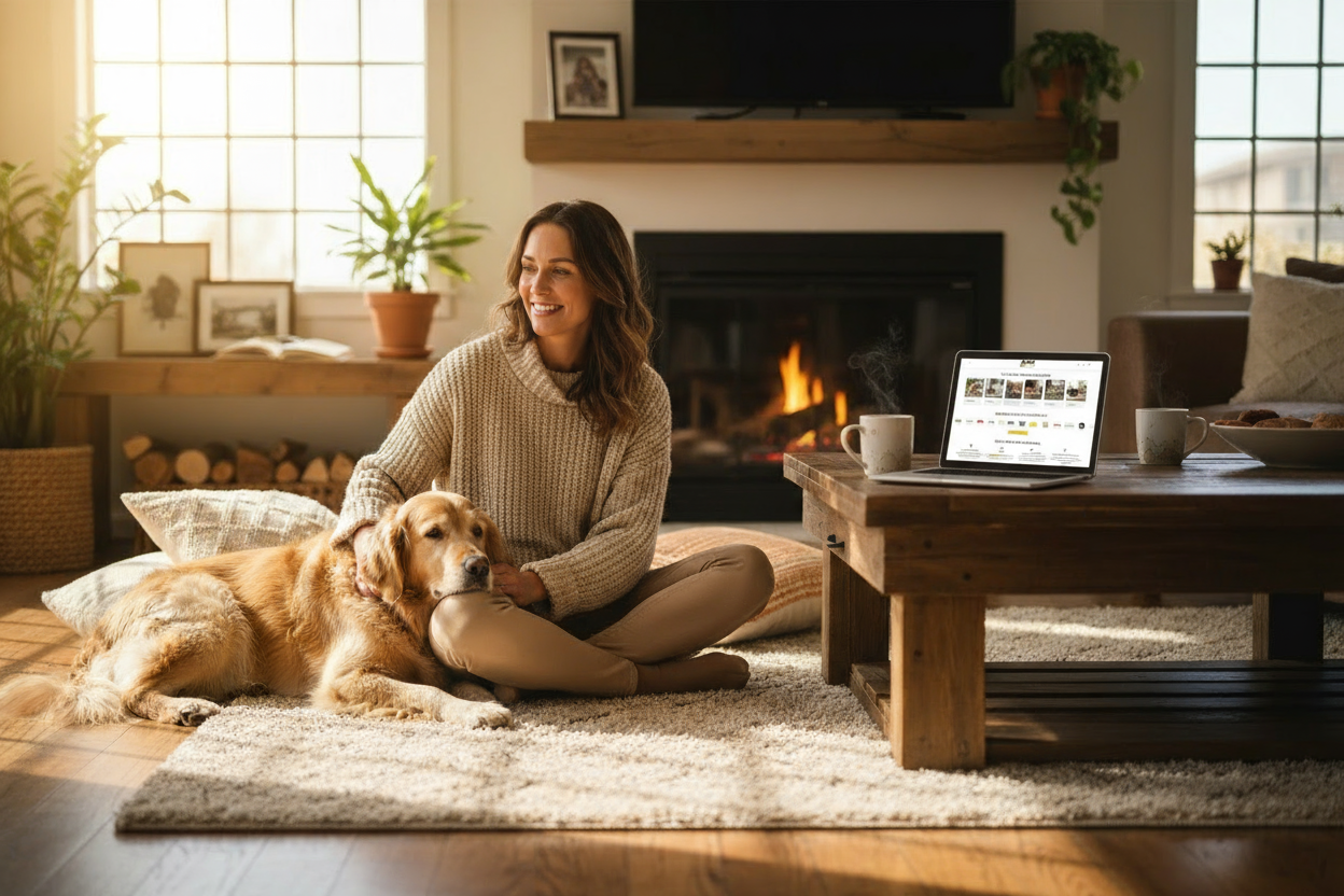 Newsletter Banner mit Laptop