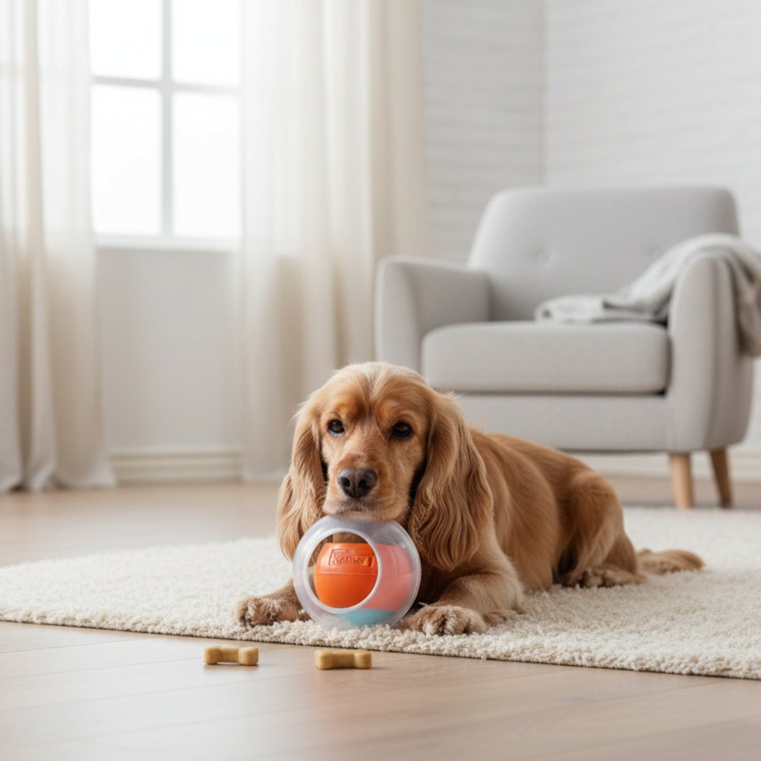 Nina Ottosson Dog Rumble Puzzle Level 1 – Interaktives Intelligenzspielzeug gegen Langeweile &amp; für mentale Auslastung - Woofshack