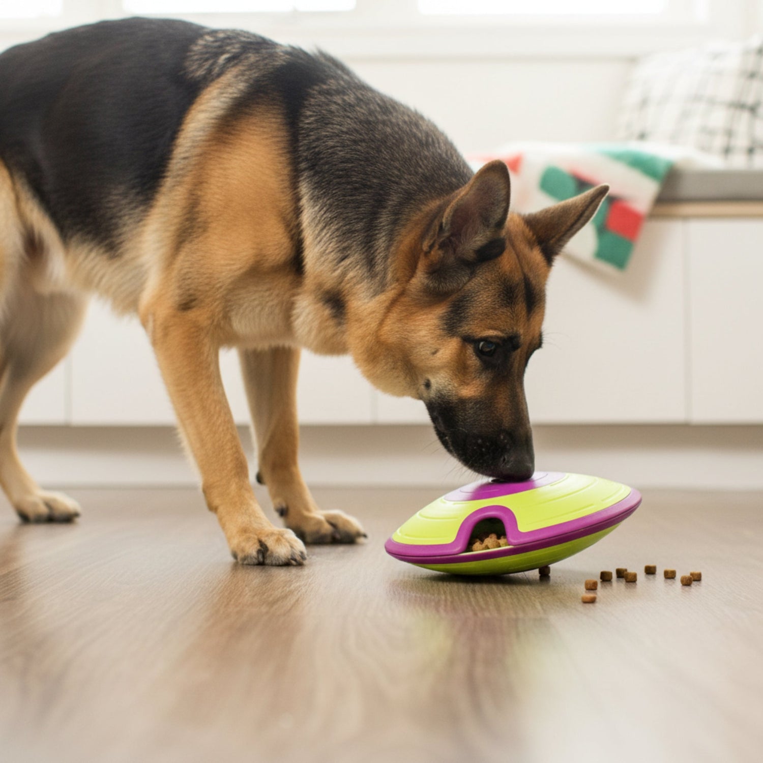 Nina Ottosson Treat Maze – Interaktives Intelligenzspielzeug gegen Langeweile &amp; Unterforderung – Level 2 Denkspiel für Hunde - Woofshack