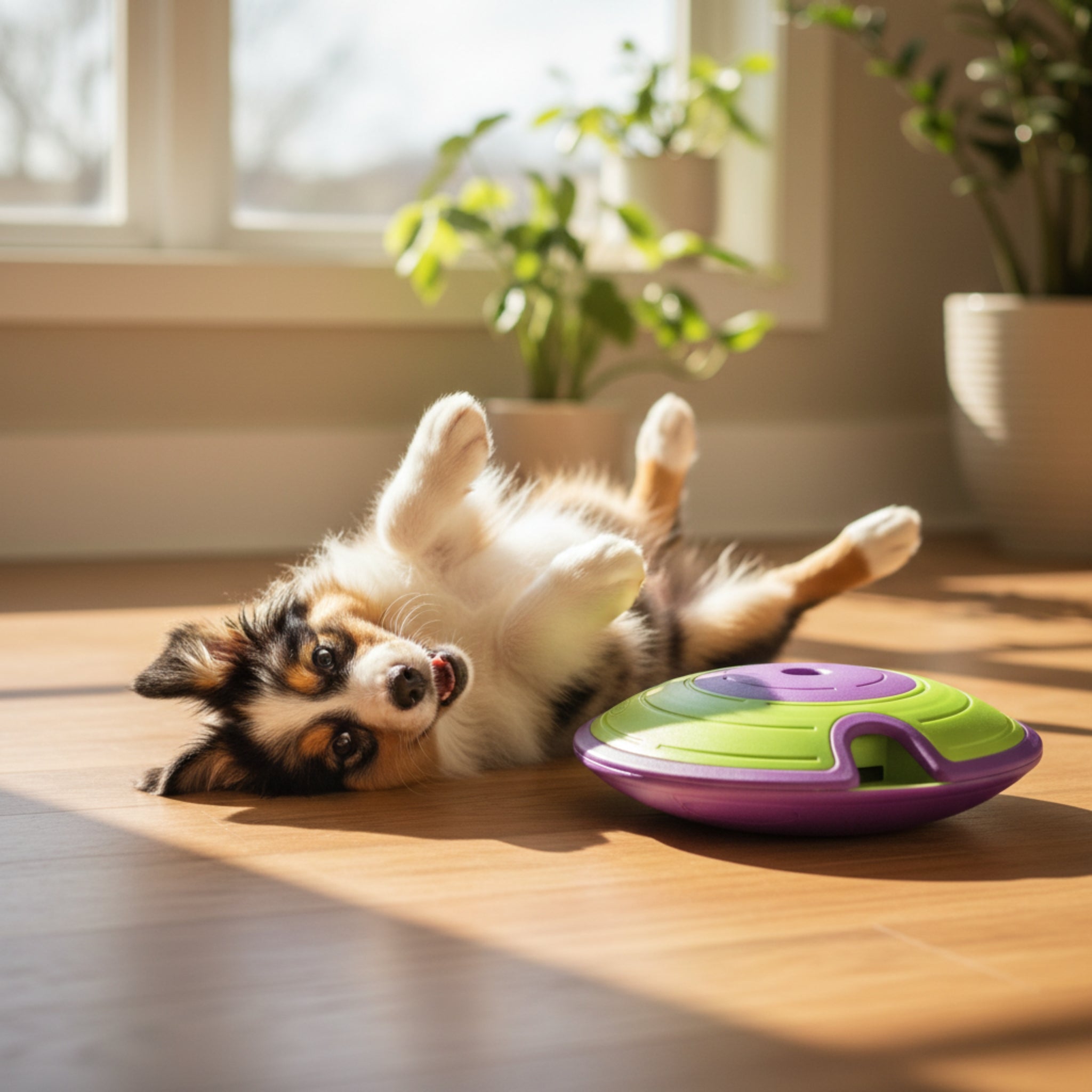 Nina Ottosson Treat Maze – Interaktives Intelligenzspielzeug gegen Langeweile &amp; Unterforderung – Level 2 Denkspiel für Hunde - Woofshack