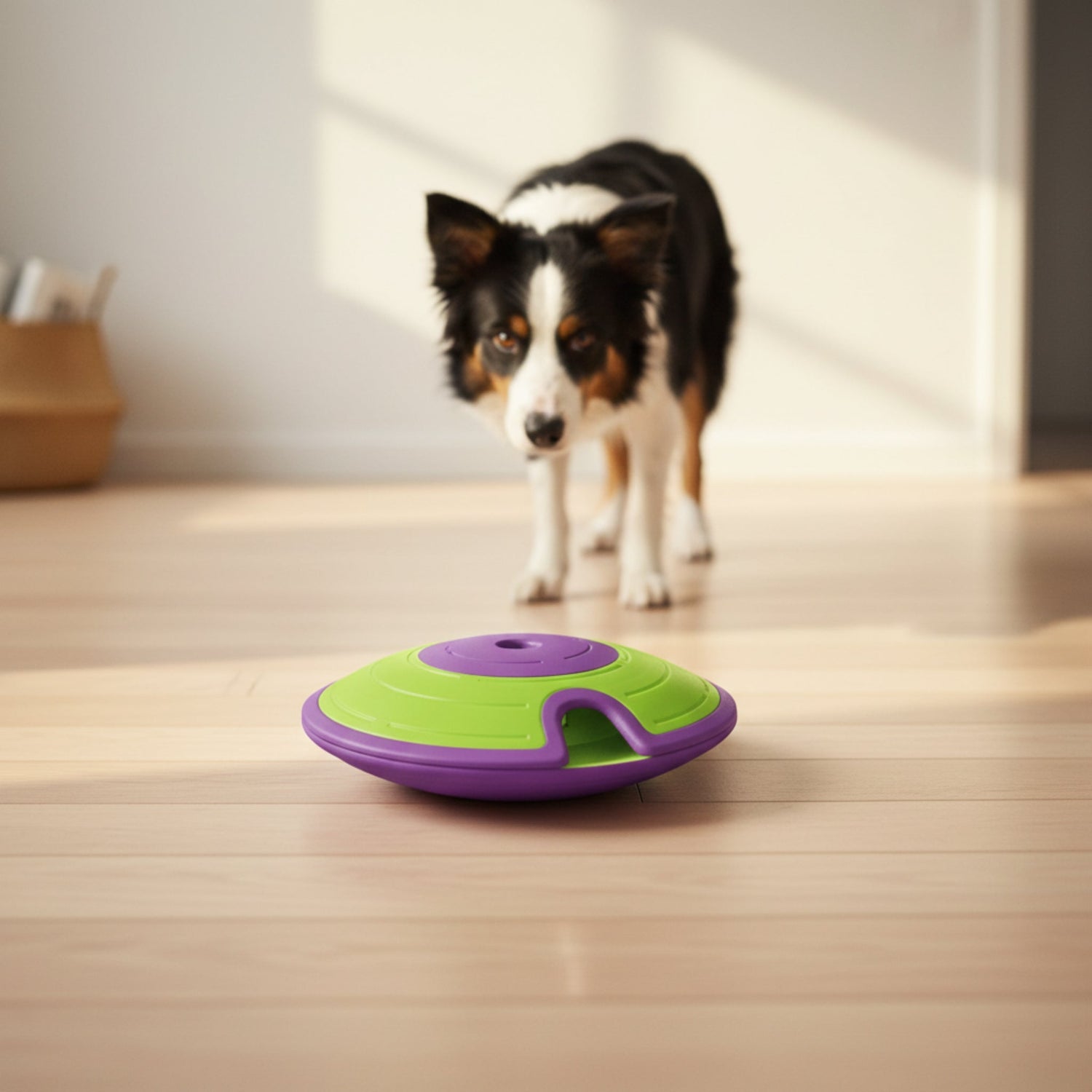 Nina Ottosson Treat Maze – Interaktives Intelligenzspielzeug gegen Langeweile &amp; Unterforderung – Level 2 Denkspiel für Hunde - Woofshack