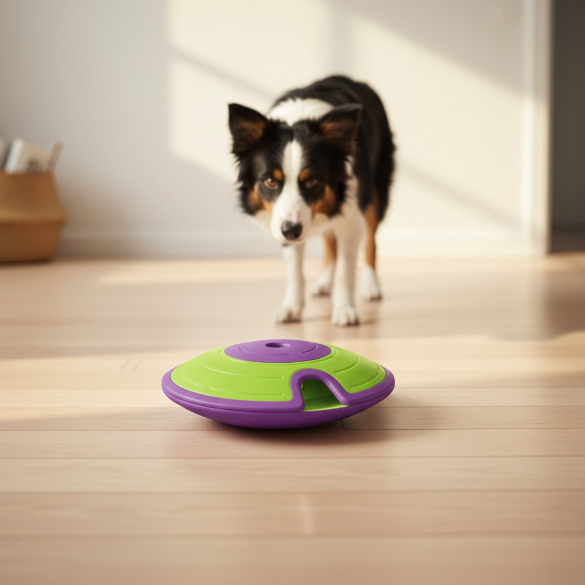 Nina Ottosson Treat Maze – Interaktives Intelligenzspielzeug gegen Langeweile &amp; Unterforderung – Level 2 Denkspiel für Hunde - Woofshack