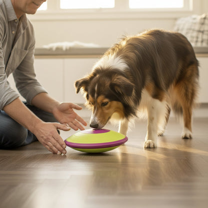 Nina Ottosson Treat Maze – Interaktives Intelligenzspielzeug gegen Langeweile &amp; Unterforderung – Level 2 Denkspiel für Hunde - Woofshack