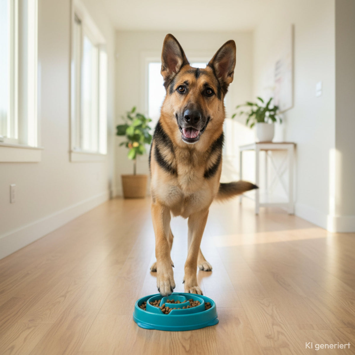 Outward Hound Fun Feeder Slo Bowl – Anti-Schling Napf für gesundes, langsames Fressen &amp; bessere Verdauung - Woofshack