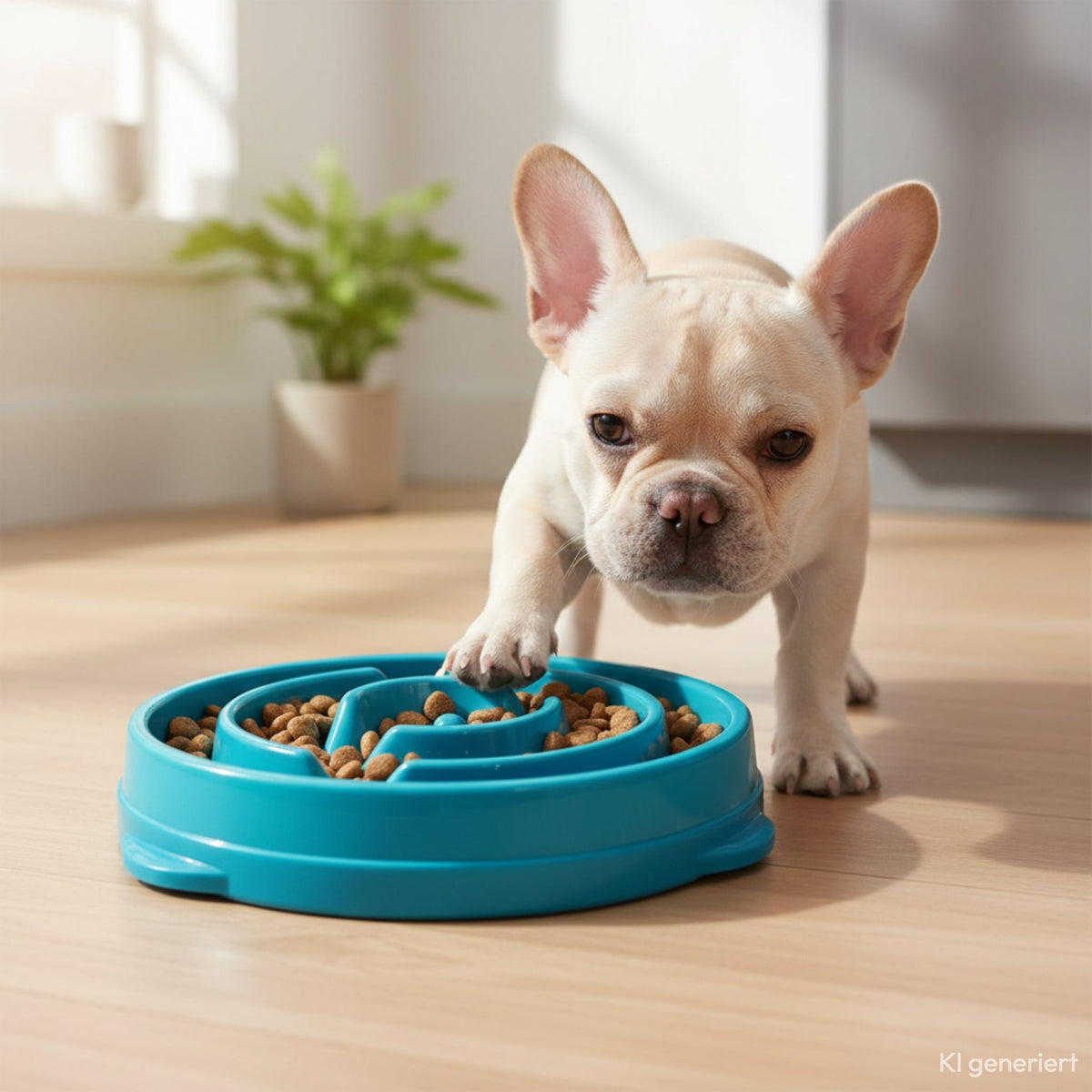 Outward Hound Fun Feeder Slo Bowl – Anti-Schling Napf für gesundes, langsames Fressen &amp; bessere Verdauung - Woofshack