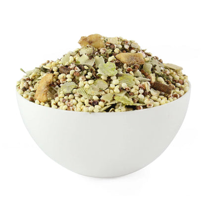Perro Flocken BARF Müsli Glutenfrei – Natürlicher Gemüse-Hirsemix für Hunde | Schonend getrocknet, ohne künstliche Zusätze