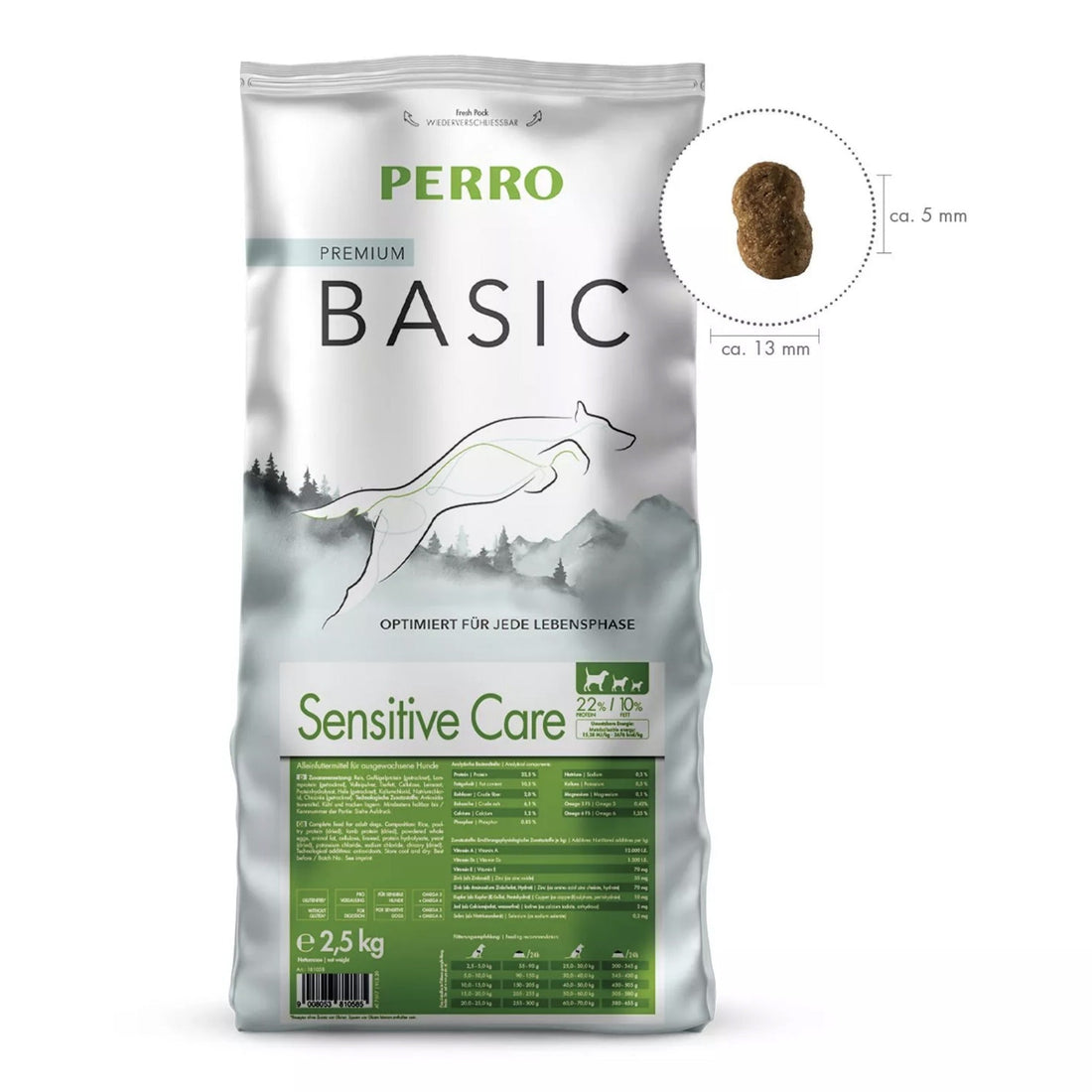 Perro Basic Sensitive Care - Hunde Trockenfutter - Woofshack