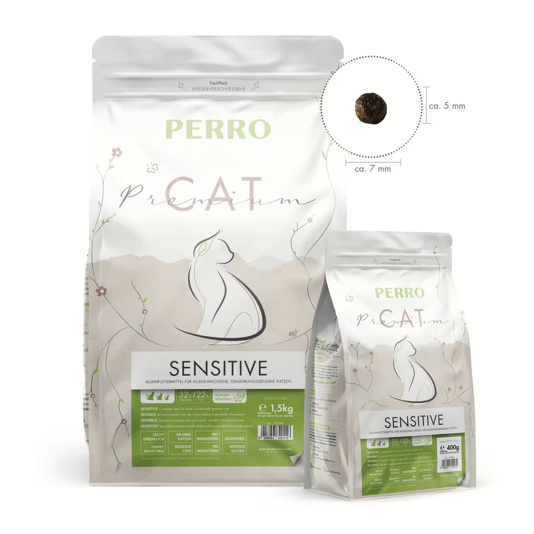 Perro Cat Premium Sensitive - Katzen Trockenfutter - Woofshack