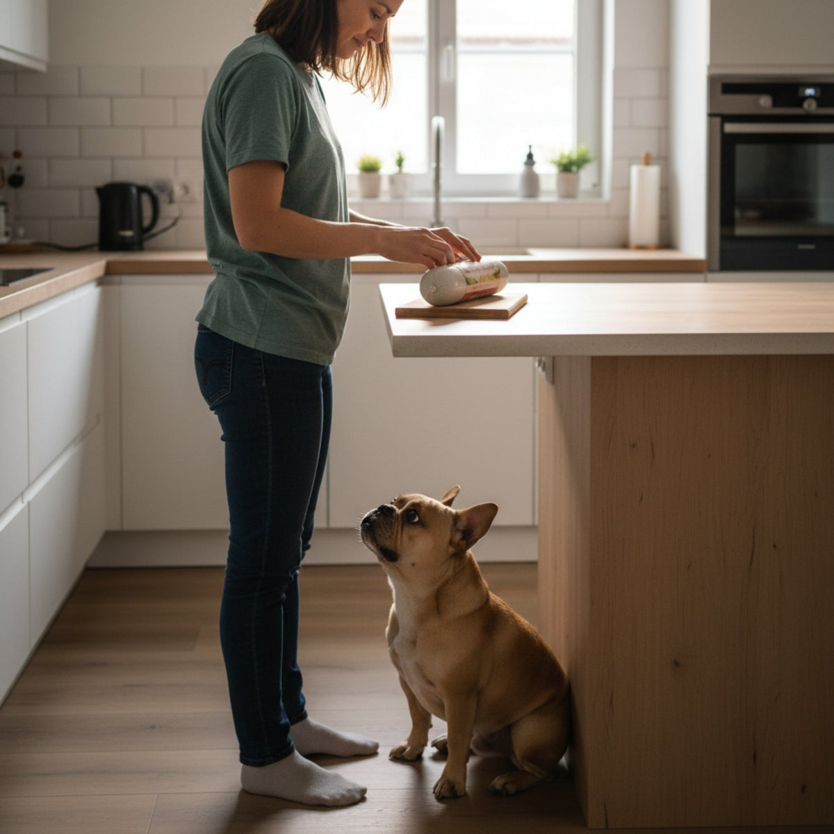 Perro Delikatessrolle Menü Rind mit Reis &amp; Zucchini – Premium Hundewurst für sensible &amp; wählerische Hunde | Monoprotein, Glutenfrei &amp; Hochverdaulich - Woofshack