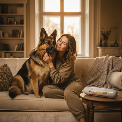 Perro Delikatessrolle Menü Rind mit Reis &amp; Zucchini – Premium Hundewurst für sensible &amp; wählerische Hunde | Monoprotein, Glutenfrei &amp; Hochverdaulich - Woofshack