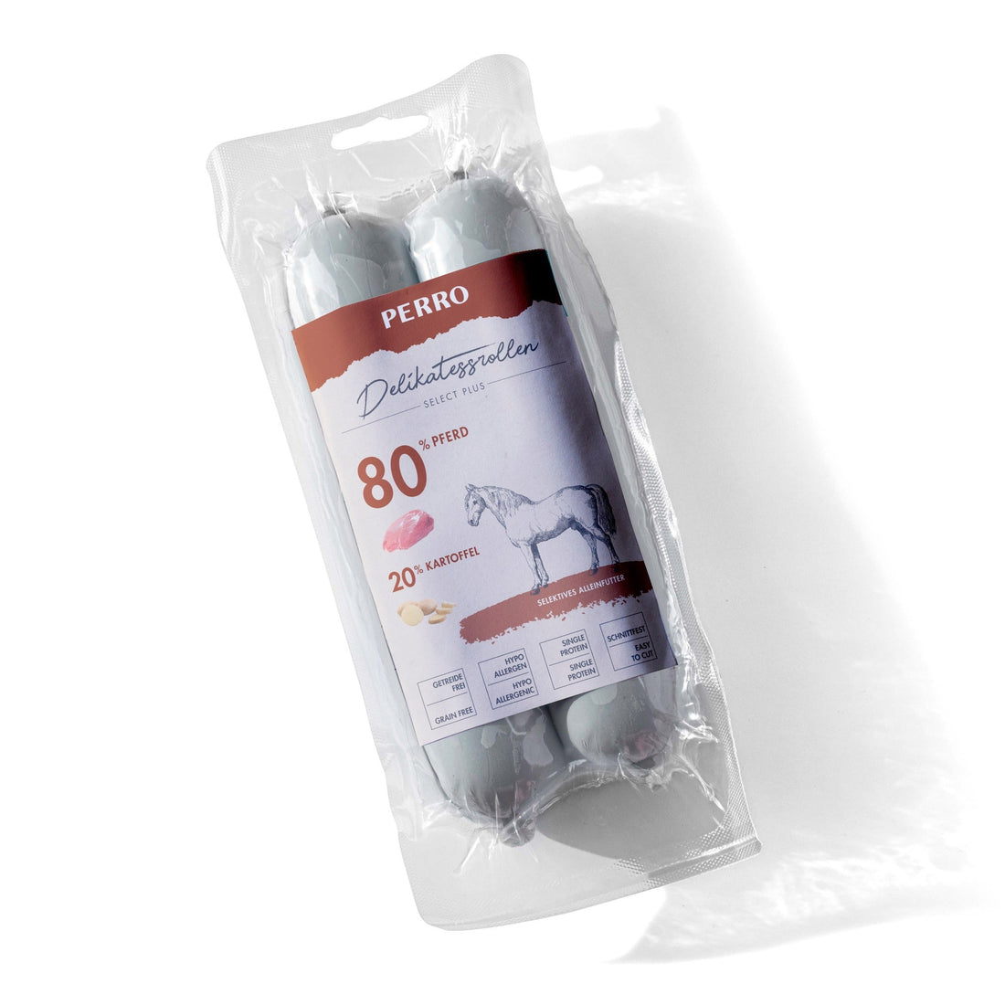 Perro Delikatessrolle No.1 Pferd & Kartoffel - Hundewurst - Woofshack