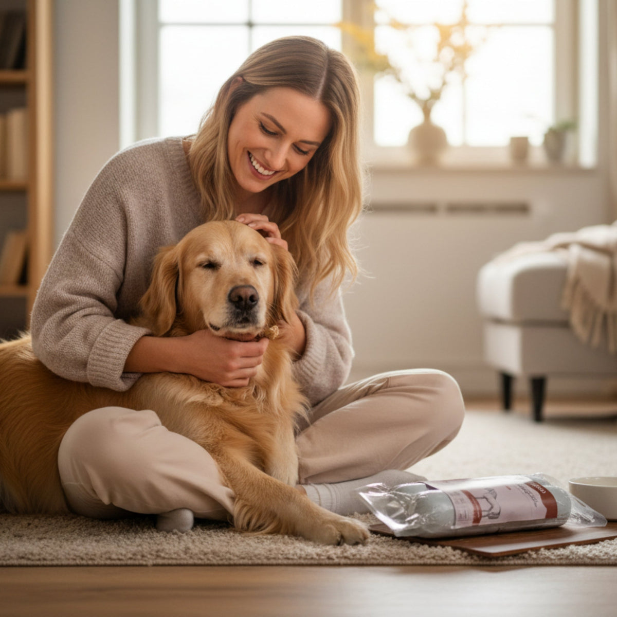 Perro Delikatessrolle No.1 Pferd &amp; Kartoffel – Hypoallergen, Getreidefrei, 80% Frischfleisch - Woofshack