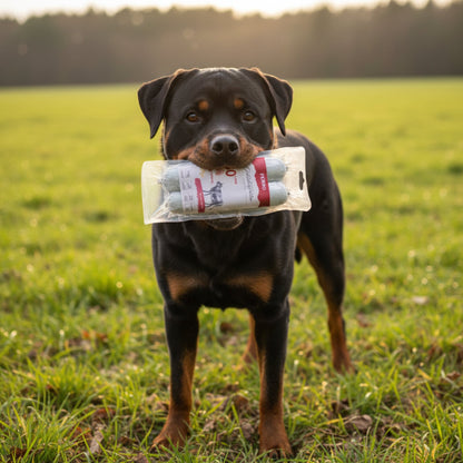 Perro Delikatessrolle No.1 Rind &amp; Kartoffel – Premium Hundewurst für ernährungssensible Hunde, getreidefrei, leicht verdaulich, hoher Fleischanteil, natürliche Zutaten - Woofshack