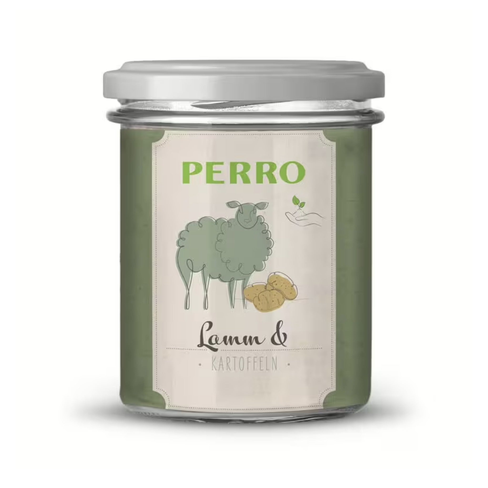 Perro Genießer Glas Lamm &amp; Kartoffel - Hunde Nassfutter - Woofshack