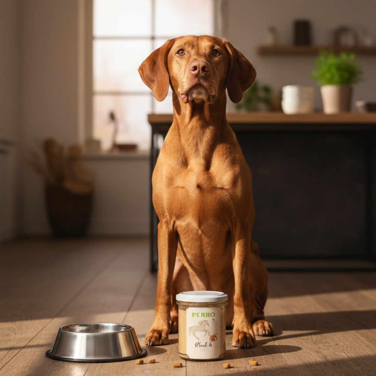 Perro Genießer Glas Pferd &amp; Kürbis – Saftiges Nassfutter für anspruchsvolle Hunde | 100% Getreidefrei, Glutenfrei, Schonend im Glas &amp; Unwiderstehlich Lecker - Woofshack