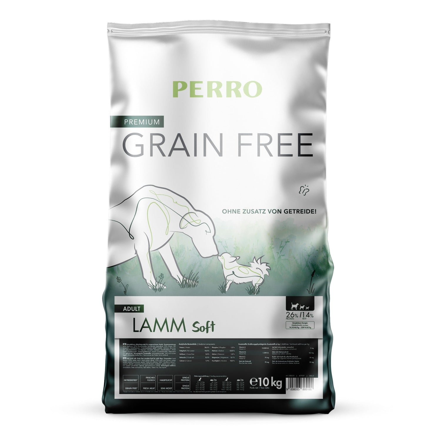 Perro Grain Free Adult Lamm Soft - Hunde Trockenfutter - Woofshack