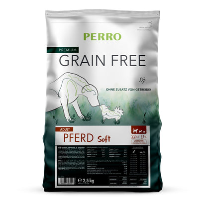 Perro Grain Free Adult Pferd Soft - Hunde Trockenfutter - Woofshack