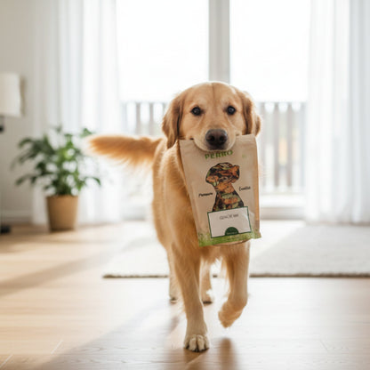 Perro Hundeflocken Gemüse Mix - Premium Nahrungsergänzung für Hunde mit natürlichen Gemüseflocken für gesunde Verdauung und Vitalität - Woofshack