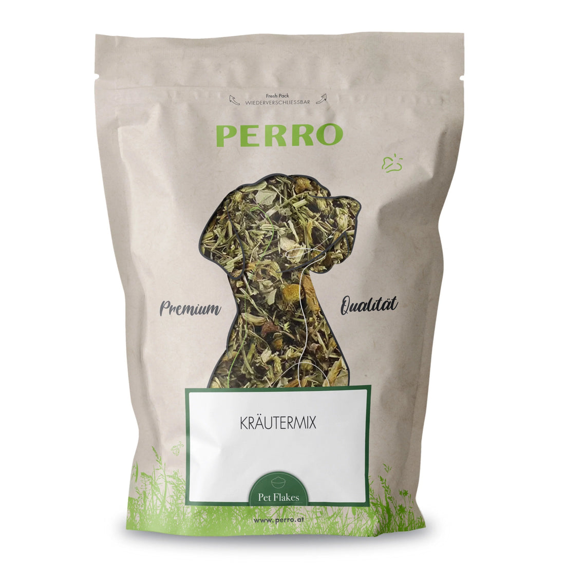 Perro Kräuter Mix – Naturbelassene Kräutermischung für Hunde | Verdauung, Immunsystem &amp; Vitalität | Getreidefrei
