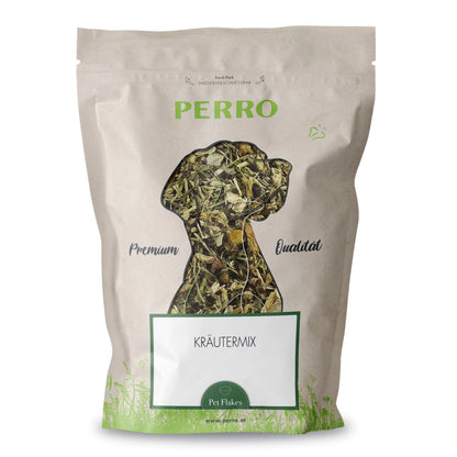 Perro Kräuter Mix – Naturbelassene Kräutermischung für Hunde | Verdauung, Immunsystem &amp; Vitalität | Getreidefrei