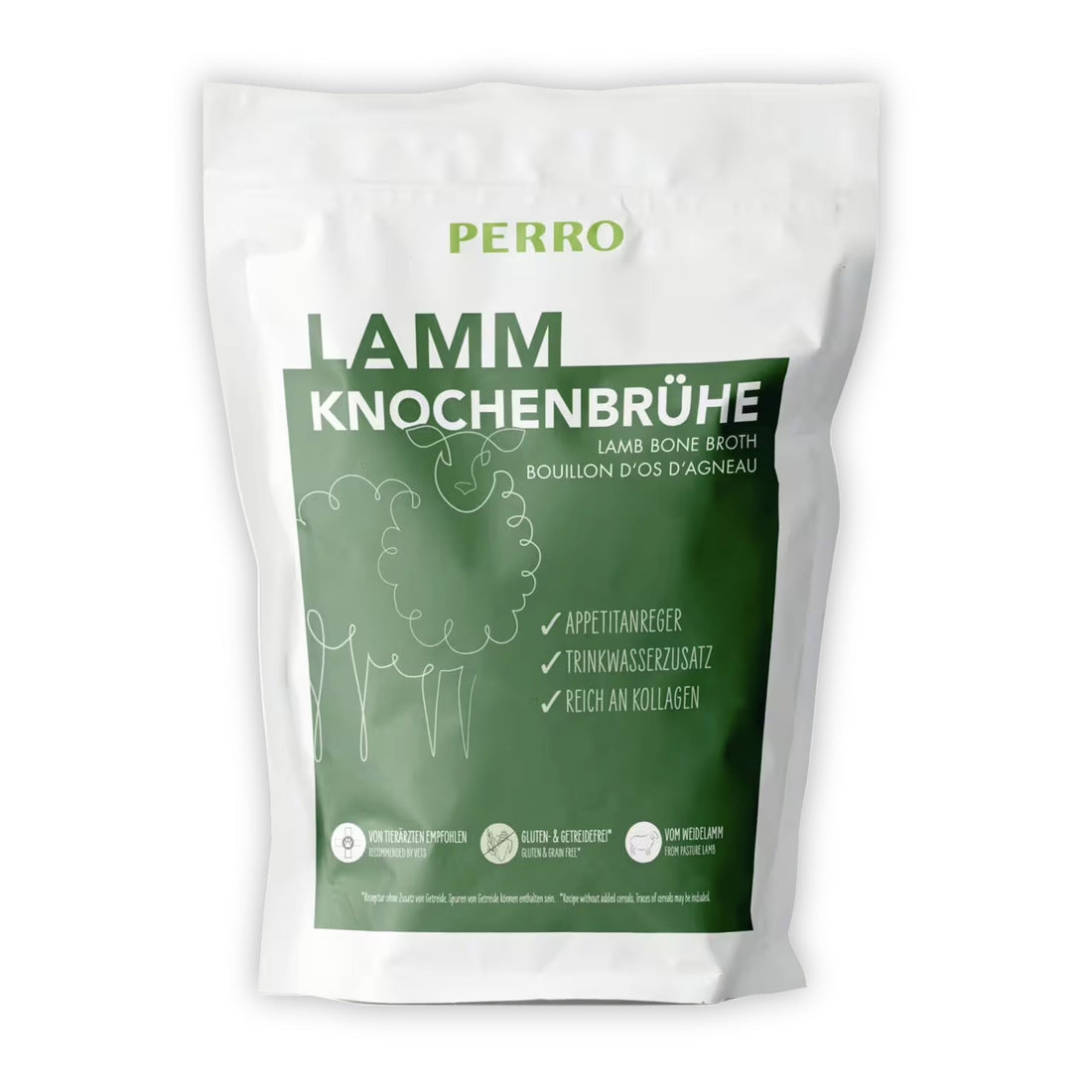 Perro Lamm Knochenbrühe für Hunde - Woofshack
