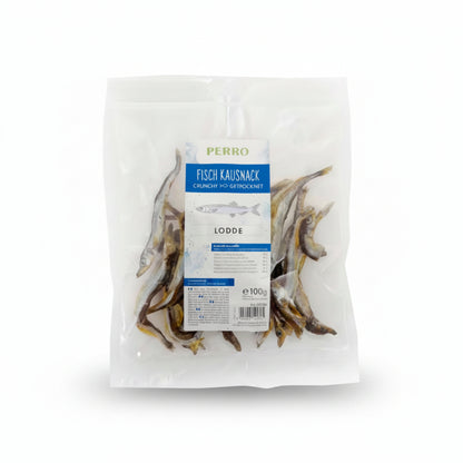 Perro Lodde Fischsnack – Natürlicher Kausnack mit Omega-3 für gesunde Haut und glänzendes Fell