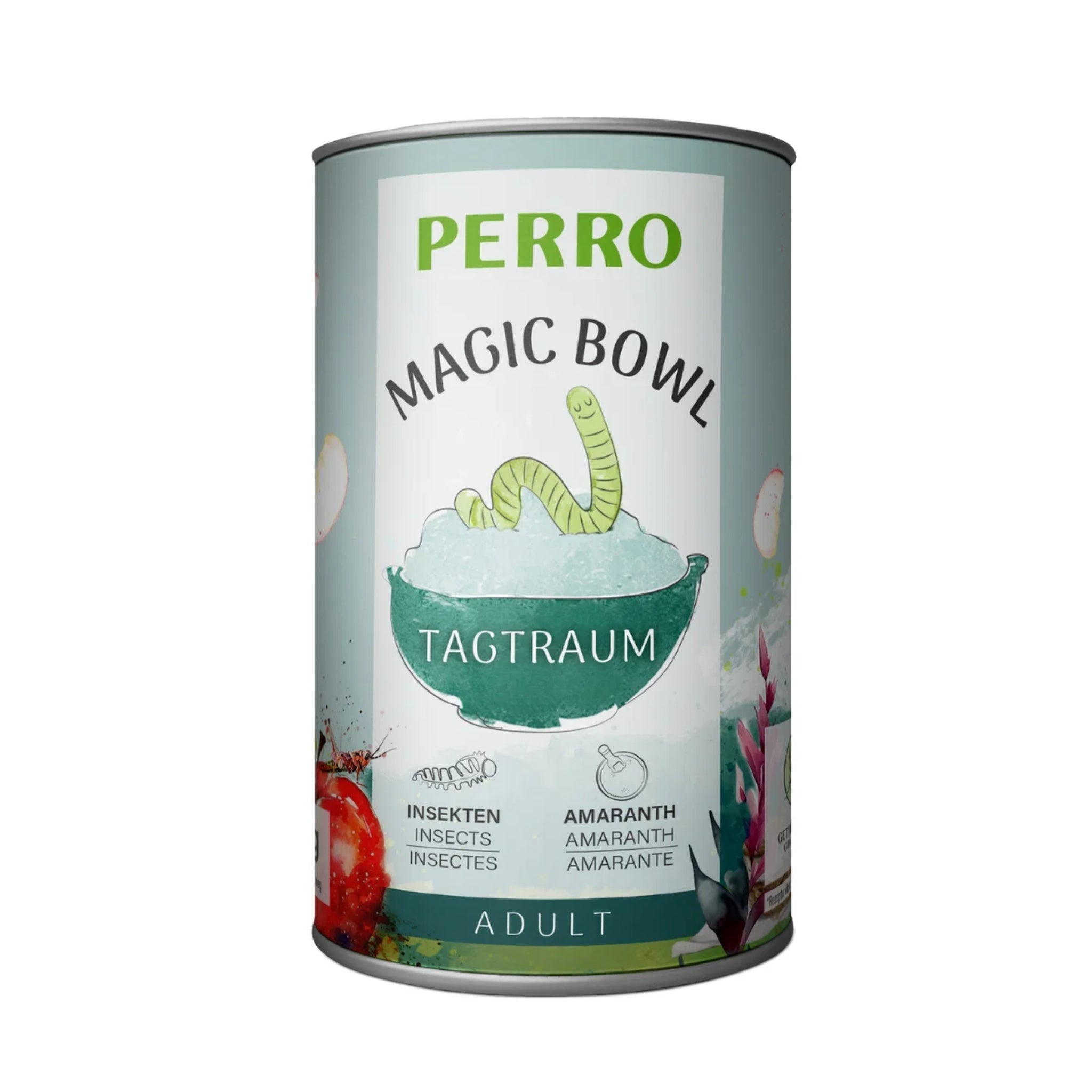 PERRO Magic Bowl Tagtraum – Getreidefrei, sanft verdaulich &amp; reich an natürlichen Nährstoffen | Insekten, Amaranth &amp; Apfel | Nassfutter für erwachsene Hunde - Woofshack