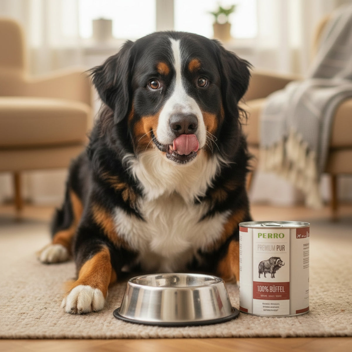 Perro Premium Pur Büffel Nassfutter - Getreidefrei &amp; Hypoallergen - Woofshack