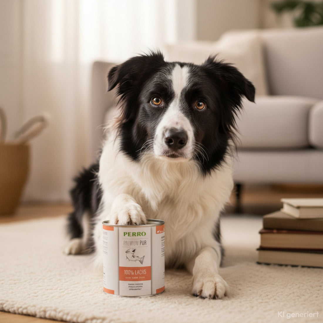 Perro Premium Pur Lachs – Zartes Monoprotein Nassfutter mit purem Lachs für Hunde mit Allergien, Unverträglichkeiten &amp; sensiblem Magen - Woofshack
