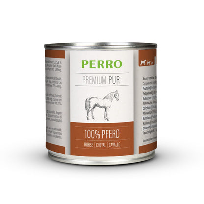 Perro Premium Pur Pferd - Hunde Nassfutter - Woofshack