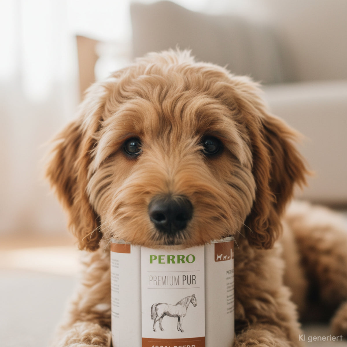 Perro Premium Pur Pferd – Monoprotein Nassfutter für sensible &amp; allergische Hunde | Getreidefrei, Singleprotein, Ausschlussdiät