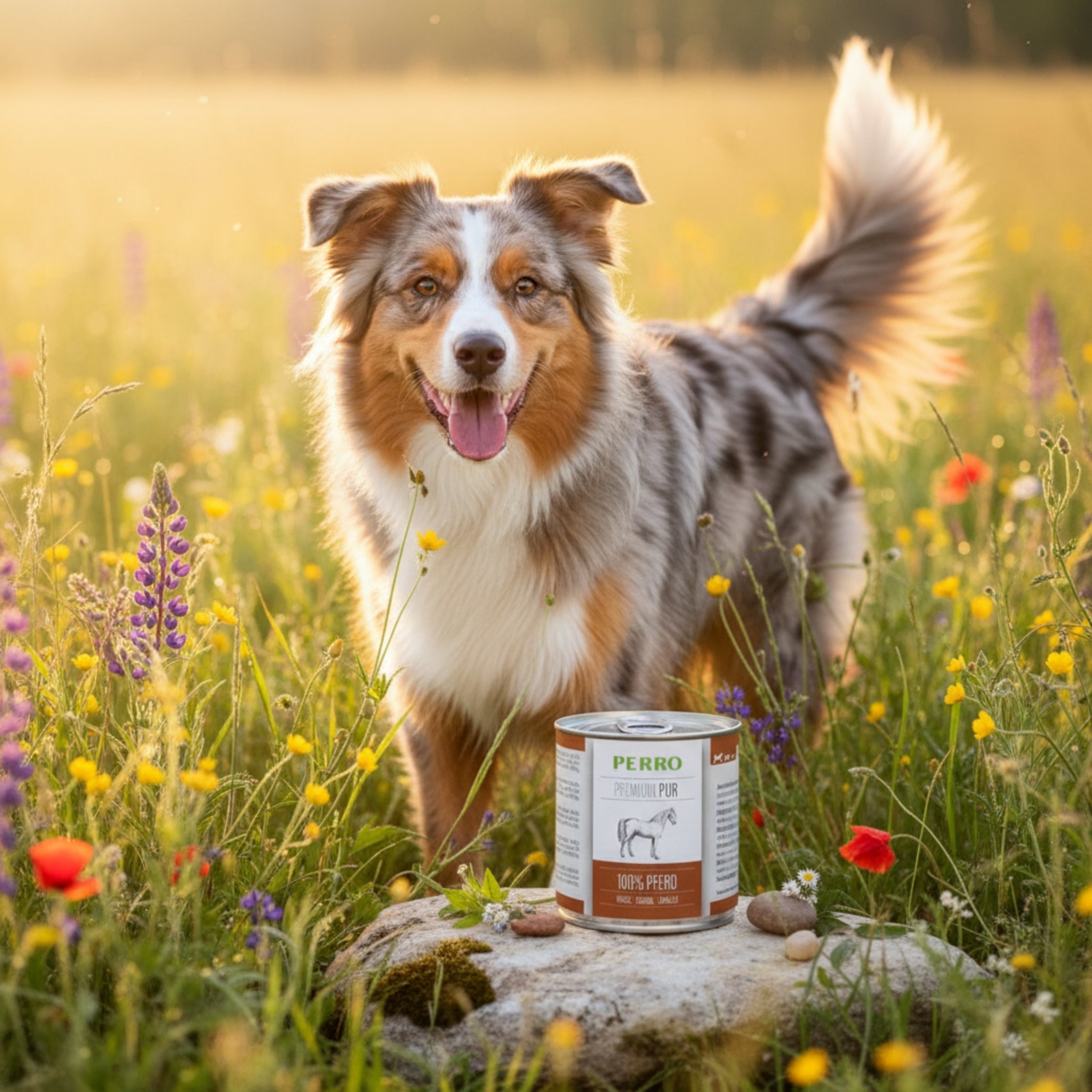 Perro Premium Pur Pferd - Hypoallergenes Hundenassfutter für Allergiker - Woofshack