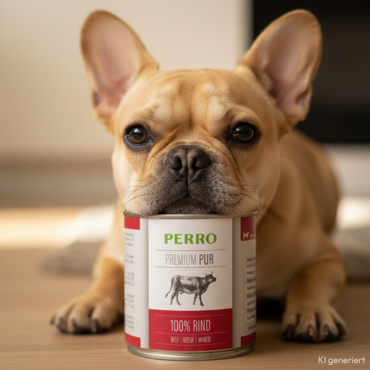 Perro Premium Pur Rind Nassfutter – 100% Singleprotein für Hunde mit Allergien &amp; sensibler Verdauung – Hypoallergen, Getreidefrei &amp; Schonend